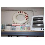 WINDOW FAN, HEATER ETC