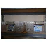 (2) TOTES CLEAR GLASSWARE