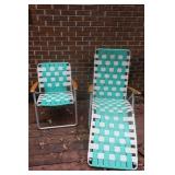 FOLDING LOUNGER AND CHAIR