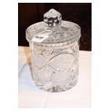 CUT GLASS CANISTER
