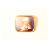 PORCELAIN PORTAIT BROACH