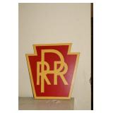 WOOD PENNSYLVANIA RR SIGN