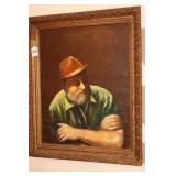 ARTIST SIGNED OIL ON CANVAS PORTRAIT
