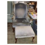 WINGBACK CHAIR & OTTOMAN