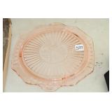 MAYFAIR DEPRESSION CAKE PLATE