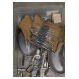 TRAY OF MEDICAL TOOLS