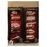 (2) BOXED SETS DIE-CAST EMERGENCY TOYS