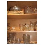 CLEAR PYREX & OTHER CLEAR DISHES