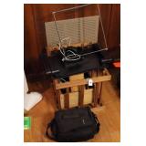 LAPTOP STAND W/FAN, HEADPHONES ETC