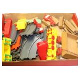 TOY TRAINS & PLASTIC OUTBOARD MOTORS