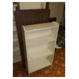 BOOK SHELF & OLD TYPE FOLDING TABLE