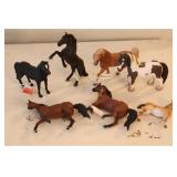 (7) SCHLEIGH HORSE FIGURES