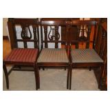 (3) SIDE CHAIRS