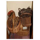 BASKET VARIETY IN CLOSET