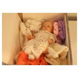 SMALL DOLL & DOLL CLOTHING