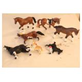(7) SCHLEIGH HORSE FIGURES