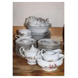 (50) PLUS PC SET ROYAL ROSE CHINA