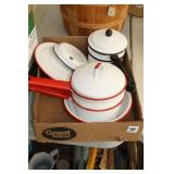 WHITE ENAMELWARE