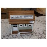 RAILROAD STATION MUSIC BOX