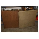 (2) CARD TABLES-