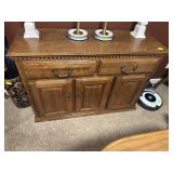 OAK SERVER 46X17X31