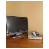 14" TV WITH REMOTE AND DVD PLAYER WITH REMOTE