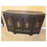 VINTAGE PAINTEO CABINET (48 X 18 X 29)
