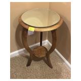 OAK PLANT STAND 24"