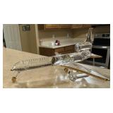 CRYSTAL AIRPLANE 6 X 61/2"