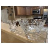 PRESSCUT BOWL AND CREAMER