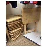 14pc  WOODEN TV TRAY HOLDERS