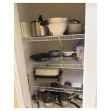 CONTENTS OF PANTRY- POTS AND PANS, PRESSURE