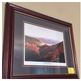 NEWFOUND GAP PRINT BY FRED WEISER 16 1/2 X 13 1/2