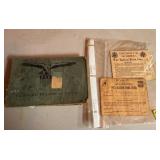 2 WAR RATION BOOKS & A HIGHLIGHT OF