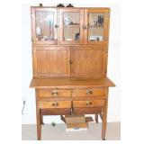 OAK SOW BELLY KITCHEN CABINET 68x41x26