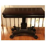 MAHOGANY FEDERAL STYLE GAME TABLE W/