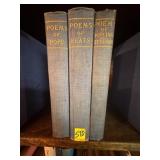 3 BOOKS - POEMS OF POPE, POEMS OF KEETS,