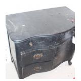 OAK CLAW FOOT WASH STAND PAINTED