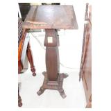 OAK PLANT STAND 36in TALL