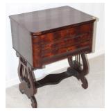 EARLY CARVED ROSEWOOD VICTORIAN STYLE