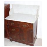 MARBLE TOP VICTORIAN WASH STAND