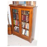 2 DOOR MAHOGANY BOOKCASE 49x38x11
