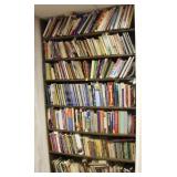 ALL BOOKS IN CORNER BOOKCASE - VARIOUS