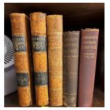5 ASSORTED BOOKS ON THE ROMAN EMPIRE