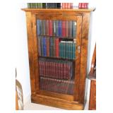 1 DOOR BOOKCASE 51x33x13
