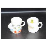 2 MUSTACHE CUPS