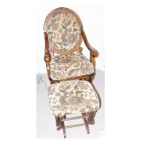 PLATFORM ROCKER W/ ROCKING STOOL