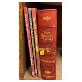 4 BOOKS - NEW ENGLAND FAMILIES GENEOLOGIES,