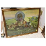 THE WAY WESTWARD BY LUKE DOHENY FRAMED