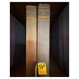 2 VOLUME SET - POEMS OF ROBERT BROWNING AND